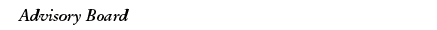 Advisory Board